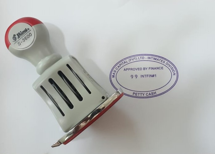 Custom Polymer Number Changing Stamp with Personalized Art or Text.